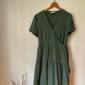 Universal Thread Tiered Wrap Dress